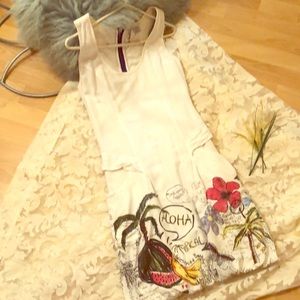 Desigual - White and design dress
